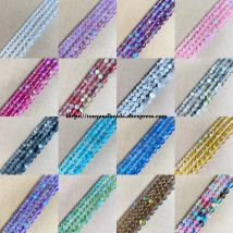 Matte K9 Österreich Kristall Synthetische Glitter Mondstein Runde Lose Perlen 15 "Strang 6 8 10 12 MM Pick größe Für Schmuck Machen DIY