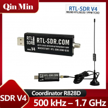 Receptor de radio definido por software SDR V4 RTL-SDR V4 RTL2832U 1PPM TCXO HF BiasT SMA Radio definida por software