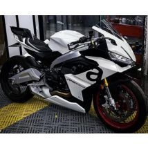 Neues ABS-Motorradverkleidungsset, passend für Aprilia RS660 660 2020 2021 2022 2023, Karosserie-Set, Weiß, Schwarz + Tankabdeckung