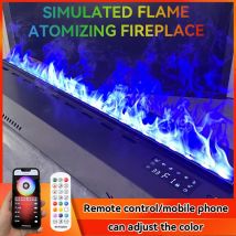 Fernbedienung APP Kamin Wasser Elektrische 3D Nebel Kamin Eingebettet Realistische Nebel Flamme Innen Dekoration Dampf Kamin