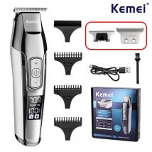 Kemei KM-5027 Original Electric Hair Clipper Rechargeable Hair Trimmer LCD Display Hairdresser Professional Cutting Machine