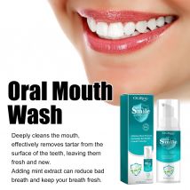Oralhoe Propolis Mundpflege-Mousse, Tiefenreinigung, Gelbfärbung entfernen, frischende Hygiene, Zahnaufhellung, Zahnpasta-Mousse