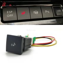 Auto rot LED Drl Licht Verpackung Radar Power On Off Kamera Spiegel Schalter Taste für VW Golf 6 Jetta 5 mk5 Caddy Eos Scirocco