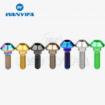 Wanyifa Titanium Ti Bolt M6x20/25mm Hex Head Screws for Yamaha Motorcycle Disc Brake