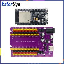 ESP32-DevKitC-32 Dwurdzeniowa płytka rozwojowa WiFi i Bluetooth (ESP-WROOM-32), Type-C/Micro USB, CP2102, 38-pin dla Arduino IoT