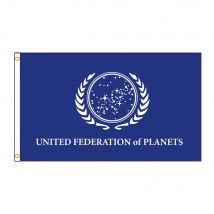 90*150cm Vereinigte Föderation der Planeten Flagge zur Dekoration