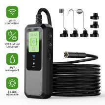 WiFi Industrie Endoskop Kamera 2MP IP67 Wasserdichte Drahtlose Auto Inspektion Kamera mit 8LED Licht Schlange Kamera Für Android IOS