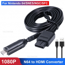 For N64 to HDMI-Compatible Supports For GameCube SNES N64 Display Modes Converter Adapter for HDTV Full HD Cable Accessories