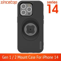 Funda a prueba de golpes para iphone 17/16/15/14 Plus/13/12 Pro/11Pro Max, funda de montaje rápido con adaptador, adecuada para todos los soportes sincetop