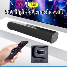 Sistema Home Cinema SoundBar per TV/computer/proiettore supporto USB HDMI/ARC/altoparlanti Bluetooth ottici 50W parete Echo ad alta potenza