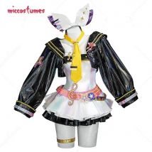 Miccostumes 24Hours Shipping Unisex Anime Cosplay Costume Top Vest Set and Pants with Tie Halloween Cosplay Costumes