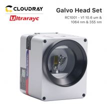 Ultrarayc RC1001-V1 Scan-Galvo-Kopfset, 10-mm-Galvanometer-Scanner, 10,6 um, 1064 nm und 355 nm, mit Netzteil für Fasermarkierung
