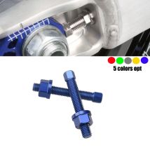 M8 Motorcycles Accessories Chain Rear Adjuster Bolt Nuts For YAMAHA YZ WR HONDA CRF SUZUKI KAWASAKI Dirt Bike Universal Parts