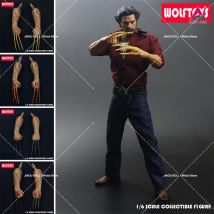 WOLF TOYS 1/6 Logan Kopf Sculpt Klaue Hemd Jeans Kleidung Modell Fit 12'' AT012 AT017 Männliche Soldat Action Figur Körper Puppen