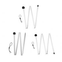 Tent Poles Telescoping Aluminum Alloy Stand Canopy Poles Camping for Canopy Shelter Tent Pole for Tarp 1.6M/2M Folding Tent Rods