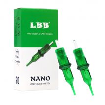 20PCs Tattoo Cartridge Needles Tattoo Makeup Disposable Sterilized Semi-Permanent Eyebrow Lip Makeup Needles Tattoo Machine LBB
