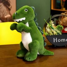 35/45 cm Grüne Dinosaurier Puppe Simulation Plüsch Spielzeug Handgemachte Puppe Cartoon Anime Nette Kissen Kissen Hause Dekoration kinder Birt