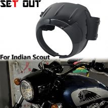 Für Indian Scout 2015-2023 Für Indian Scout Sixty 2016-2023 Motorrad Zubehör Scheinwerfer Lünette Obere Verkleidung Scheinwerfer Abdeckung