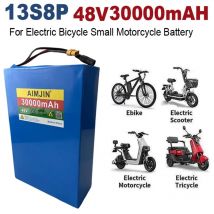 Batteria ricaricabile agli ioni di litio 48V 30Ah 13S8P 250W-1200W con BMS