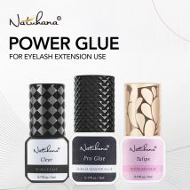 NATUHANA FLoral Scent lashes Glue Tulip Scent klej do rzęs 1s Second Fast Drying Strong False Eyelash Extension Glue