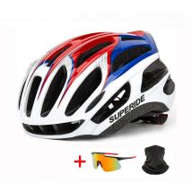 SUPERIDE Casco da bici da strada di montagna modellato integralmente Casco da ciclismo da corsa sportivo Uomo Donna Casco da bicicletta MTB ultraleggero