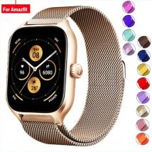 Anello milanese per Amazfit GTS/GTR-4-3-2e-Mini-Pro/stratos Cinturino in metallo 20mm 22mm Amazfit Bip 5-3 Pro/USS-lite/cinturino bilanciato