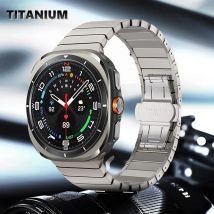 Titanband für Samsung Galaxy Ultra Uhr 47 mm Correa Luxus-Gliederarmband Herrenarmband für SAMSUNG GALAXY 47 47 mm Uhr 7 Ultra