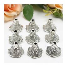 Jewelry finding & components diy make up accessory  Tibetan silver-plate alloy  chain material 18 mm bead caps #JY120