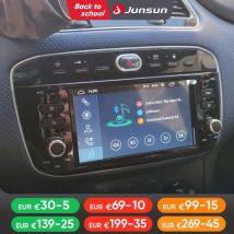 Junsun Android Radio Radio de coche para Fiat Linea Punto Evo 2012 2013-2015 sistemas inteligentes de coche para Apple Carplay Multimedia GPS
