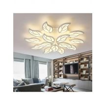 New Maple Leaf Shape Simple Modern Atmosphere Led Ceiling Lamp Romantic Warm Bedroom Hall Smart Ceiling Lamp With Remote