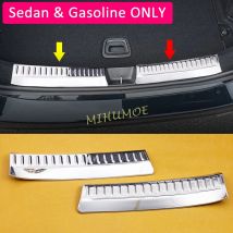 Adesivo di protezione del davanzale della porta del bagagliaio del paraurti posteriore dell'auto in acciaio inossidabile per Mercedes-Benz Classe E E53 AMG Berlina W214 2024 2025
