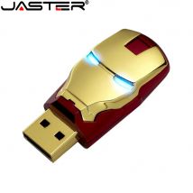 JASTER Testa in metallo Lampada LED Chiavette USB Chiavetta USB impermeabile da 64 GB Disco U da 32