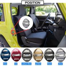 Car door lock cover door lock striker protective cover is suitable for Suzuki Jimny JB64/JB74 3-door and 5-door cars.
