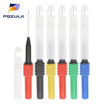 5PCS Hantek Multimeter Sonde Test Nadel Zurück Pin Banana Stecker Diagnose Tester Handheld Oszilloskop Für Automotive Elektriker