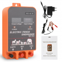 Energizzatore per recinzione elettrica 10KM 2.5 Joule con display LCD 2.5 Joule 12V Energizzatore