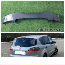 Ubuyuwant Spoiler für Ford S-MAX 2014-2018 abs Kunststoff Carbon Farbe Fließheck Universal Dach Heckflügel Karosserie Kit Autozubehör