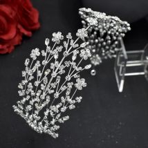 A253 Zirkonia Hochzeit Stirnband Prinzessin Krone Haarband Frauen Tiaras Pageant Kronen Haar Zubehör Schmuck Braut Kopfbedeckungen