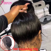 40 pollici dritto coulisse 360 parrucca piena del merletto dei capelli umani 100% 13x6 HD parrucche frontali in pizzo trasparente 5x5 parrucche Glueless per le donne