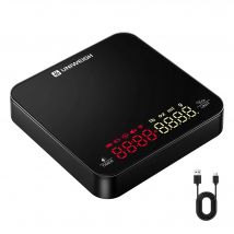 Mini Coffee Scale with Timer,Rechargeable Espresso Scale,2kg/0.1g Precision Scale for Espresso and Pour-Over Coffee