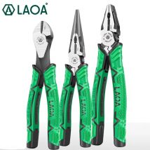 LAOA 1pc Pinza combinata professionale per risparmiare forza eccentrica CRV Pinza a becchi lunghi per elettricisti diagonale da 7 pollici Per uso domestico Ha