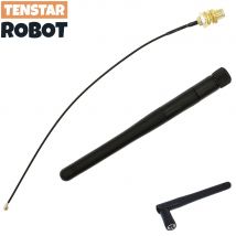 TENSTAR 2.4G Antena Składany moduł Bluetooth Wi-Fi ZigBee SMA do IPEX Feeder Line 2.4GHz