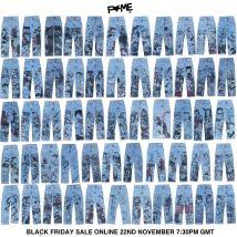 Harajuku Blau Anime Sammlung Grafik Breites Bein Jean Mode Streetwear Paare Hohe Taille Hosen Denim Herren Y2k Stil Jeans