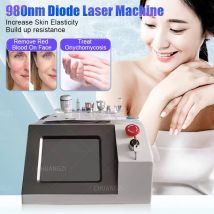 MIGLIORE 6 in 1 980nm Diodo Laser Macchina per la rimozione vascolare Rimuovere le vene del ragno 980 Diodo Laser Vasi sanguigni Rimozione Fungo delle unghie