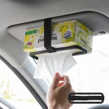 Auto Tissue Rack Clip Für Auto Universal Sonnenblende Serviette Box Sitz Zurück Tissue Halter Auto Innen Elastische Hängende Papier Abdeckung