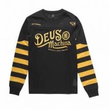 2024 DEUS EX MACHINA Nuova Estate T-shirt da uomo Lettera Patched Contrasto Trim T-shirt di base Manica corta Solid Top Casual Magliette allentate