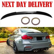 FOR BMW 3 SERIES F30 F80 REAR BOOT SPOILER M3 STYLE LIP GLOSS BLACK 100% FIT
