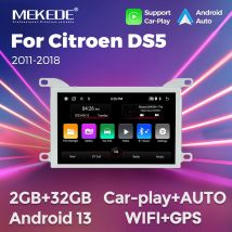 Mekede für citroen ds 5 ds5 navigation gps stereo 508 autoradio multimedia player drahtloses carplay android auto autoradio audio
