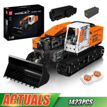 Stampo Re 17054 Tecnico Auto Building Block APP RC Gopher Caricatore Modello Nuovo Camion di Ingegneria Giocattoli di Mattoni Per Bambini Regalo Di Natale