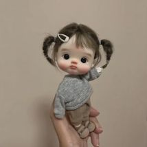 Neue bjd sd PUPPE 1/12 Dianmei ob11 Dianbro 12,5 cm Qbaby welpen Diandian Huhu körper blythe ACGN anime harz bodymold Kostenloser versand