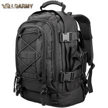 Mochila táctica militar LQARMY 60L, mochila de asalto del ejército, mochila de viaje expandible para exteriores de 3 días, bolsa Molle Bug Out para senderismo